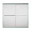 Finesse 60'' x 59'' Bypass Frameless Bath Door-2033323287