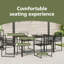 4 - Person Patio Dining Set Rectangular Table