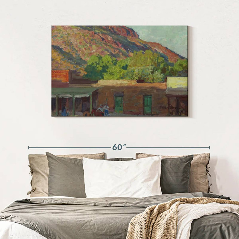 Lelar Adobe Town 1915, 30" H x 45" W