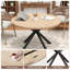 Ensemble de table de salle à manger 47,2 po avec 4 chaises rembourrées-131082359-131082360
