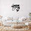 Art mural en métal Trout Fly Fish-107602389-107602390