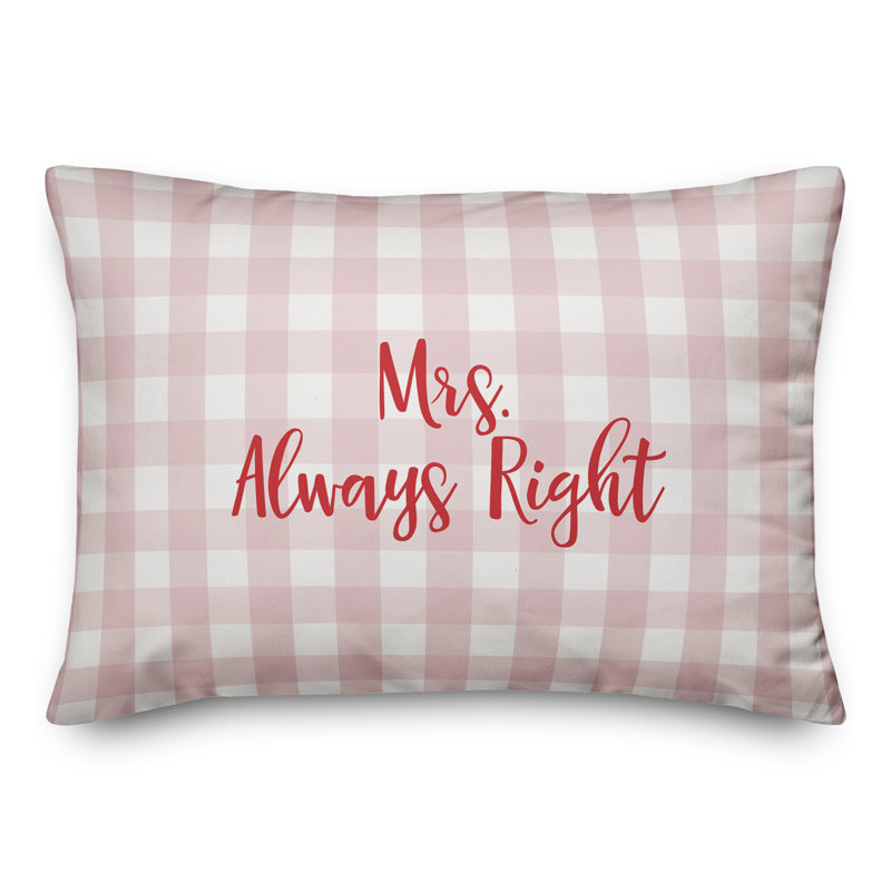  Coussin Mme. Always Right, Rouge / rose