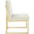 Privy Stainless Steel Upholstered Fabric Dining Accent Chair-1170074869-1083658349-1083658351