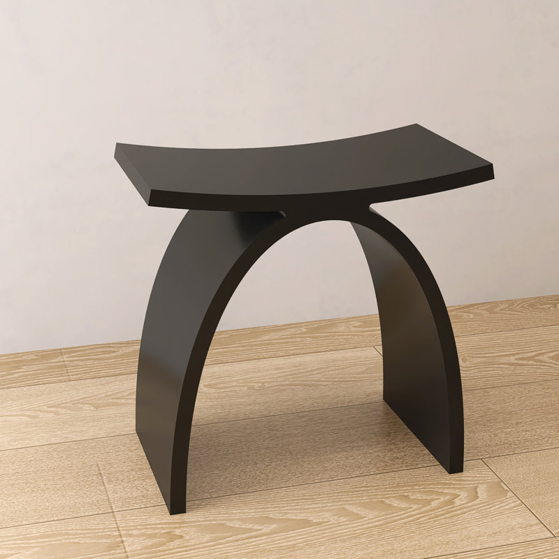 Freestanding Shower Seat Solid Surface Shower Stool
