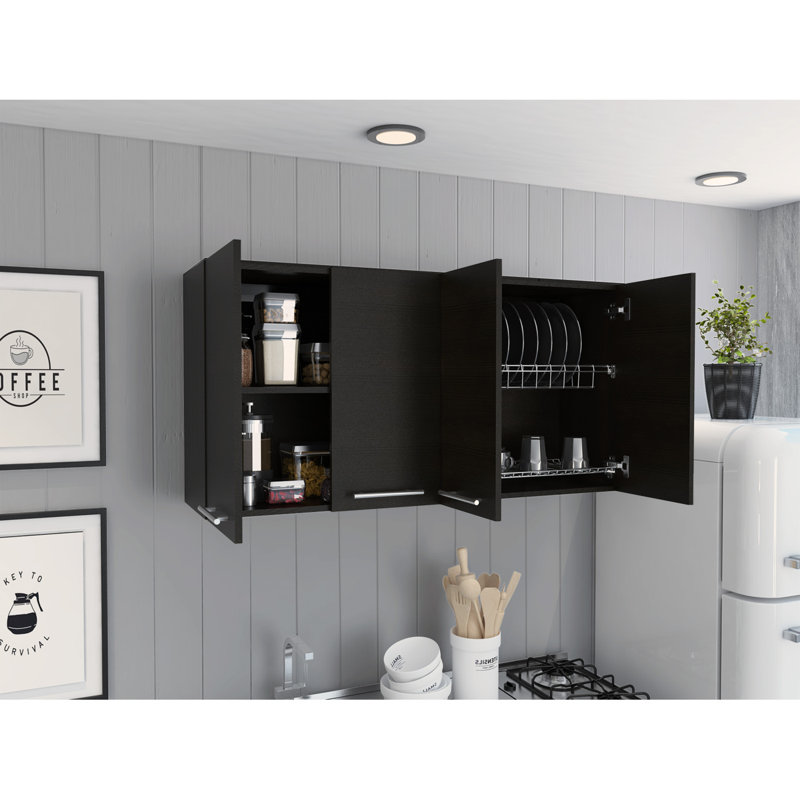 Armoire murale Stockton, Noir