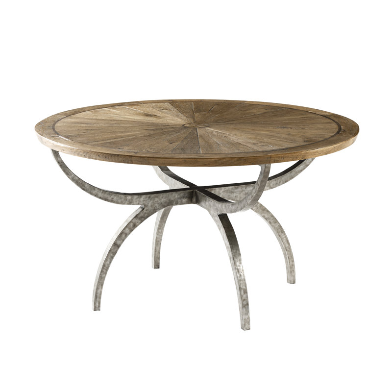 Echoes Round Solid Wood Dining Table, 30" H x 64" L x 64" D