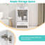 Meuble-lavabo simple 24 po avec plateau en marbre d'ingénierie-733941571
