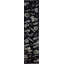 Hand-Knotted High-Quality Black and Ivory Runner