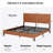 King Bed Frame With Headboard-740240184