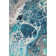 Premium Machine Washable Prisco Teal Rug