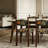 6 - Person White Rectangular Sintered Stone Stone Tabletop Dining Table Set