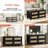 Rattan Wooden Coffee Table, 4 Drawers Cocktail Table With Storage-1982473443-1982473441