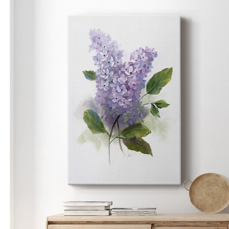" Lilac Romance II ", 60" H x 40" W x  1.5" D