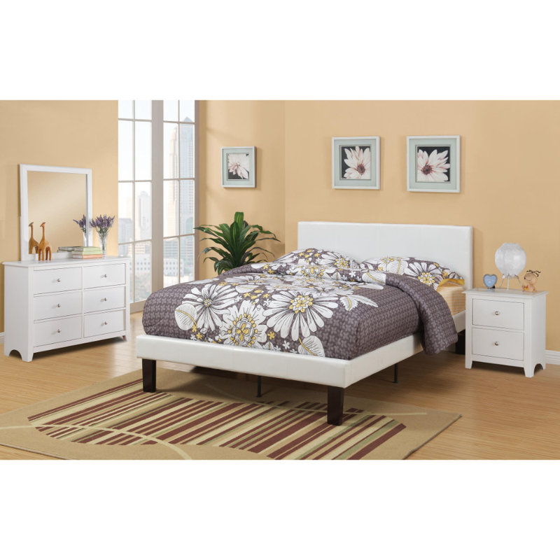 Lit plateforme tapissier Baigelman