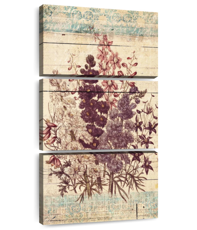 Flowers On Wood