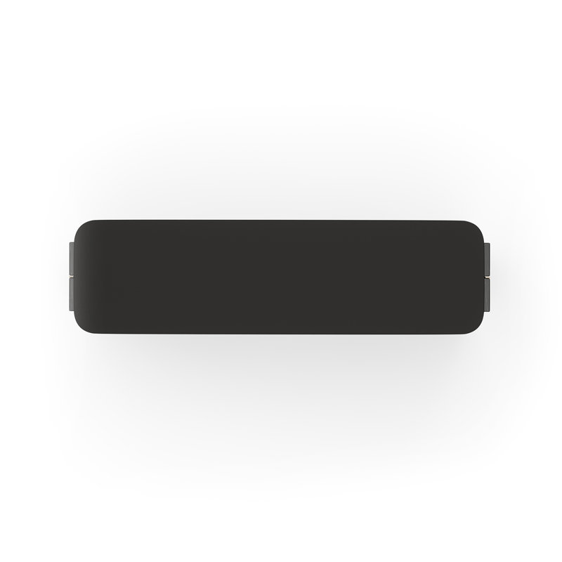 Overlap 6 - Drawer Dresser, Piano Black