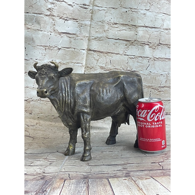 Statue de vache en bronze Arendt