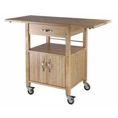 Rachael 33.27'' H x 43.27'' W 1 Utility Cart with Wheels