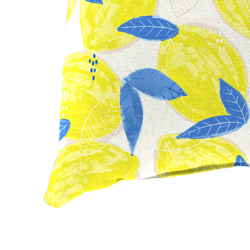 16" x 16" Outdoor Throw Pillow (Set of 2), Yellow