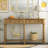 Console Table Sofa Table Easy Assembly With Two Storage Drawers And Bottom Shelf For Living Room, Entryway-163213516