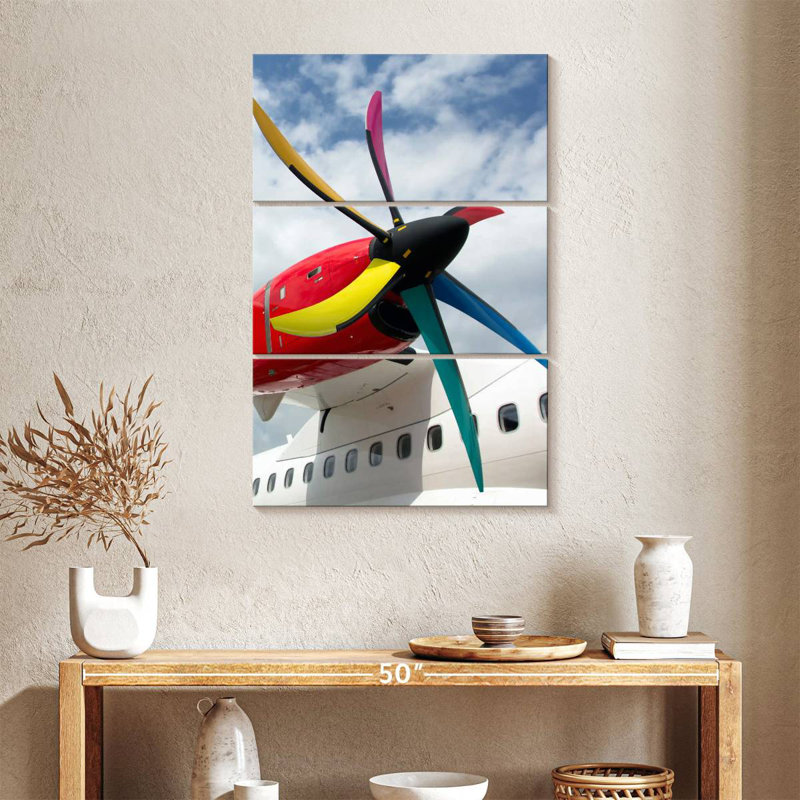 Hélice d'avion Mehar multicolore, H 38 po x l 24 po