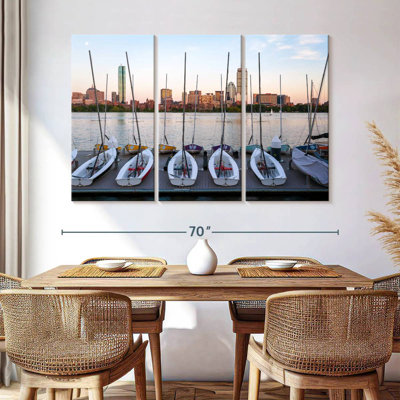 Mehar Sailboats Docked In Boston