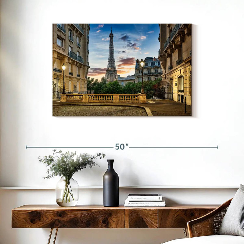 Édifice Vanna Haussman vue Eiffel, H 24 po x l 36 po