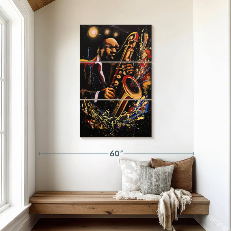 Abarca Jazz Acrylic, 45" H x 28" W