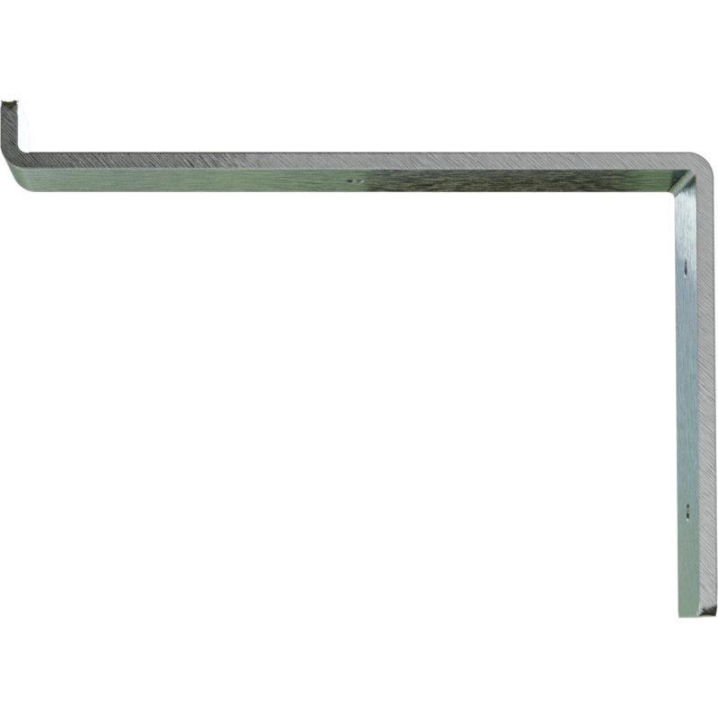 Unfinished Steel Truss Shelf Bracket 2"W x 12"D x 7.75"H