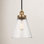 Topanga Single Light Glass Dimmable Pendant