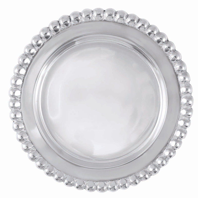 Beaded Aluminum Round Coaster