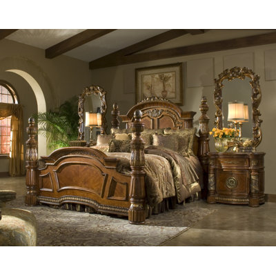 Villa Valencia Solid Wood Bedside Chest