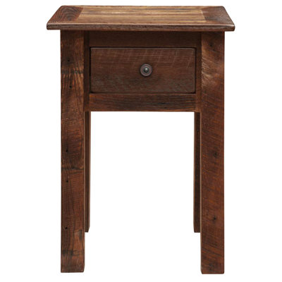 Fireside Lodge Barnwood One Drawer Nightstand