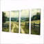 «Green Peaceful Valley I», ensemble d'art mural-2066252514