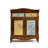 Brown Solid Wood Shoe Storage Bench