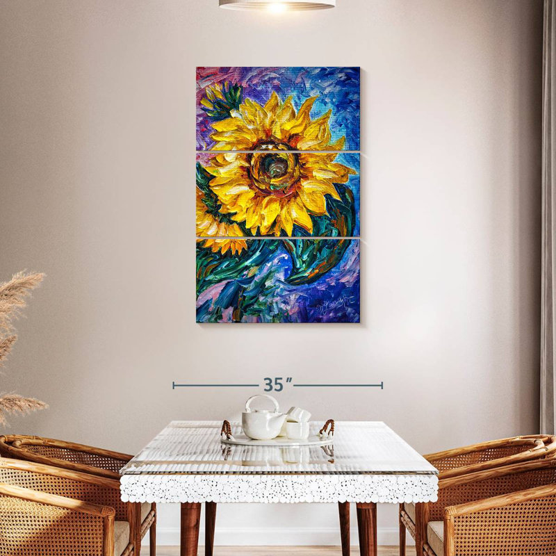 Harnek That Sunflower, H 45 po x l 28 po