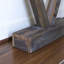 console vintage de style campagnard américain
