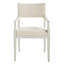Ridge Upholstered Back Dining Armchair
