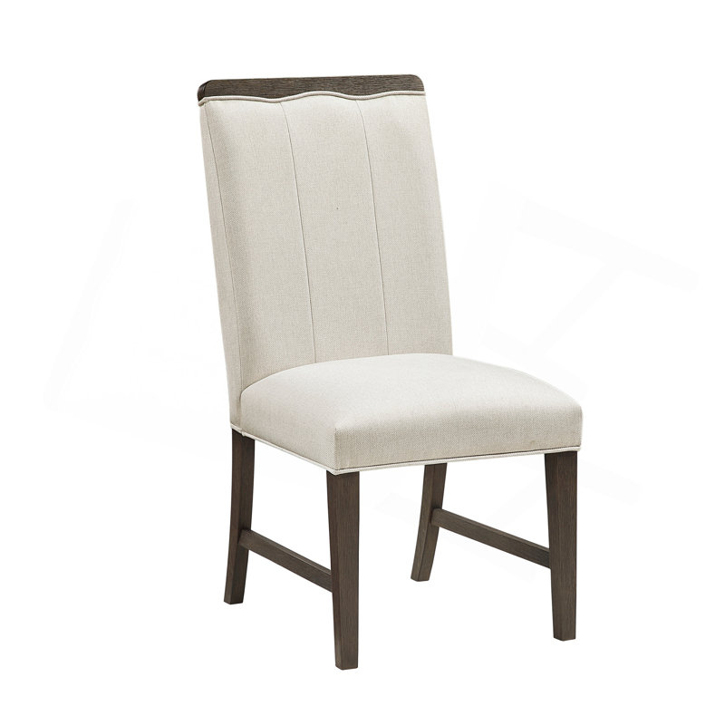 Table de salle à manger moderne avec finition brun et table d'appoint extensible avec chaises d'appoint beige