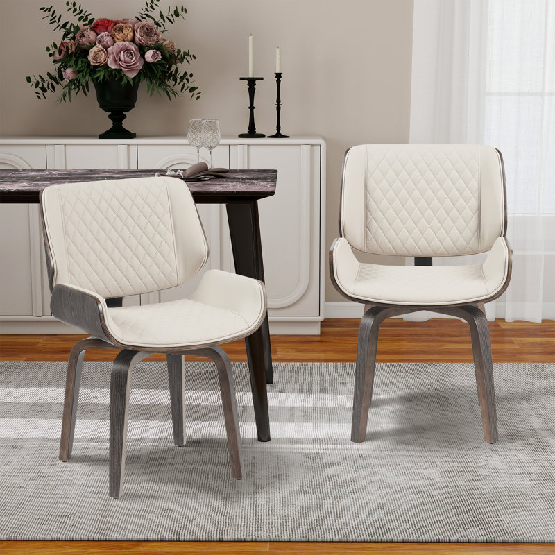 360° Swivel Dining Chair Set Of 2, Beige