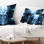 Gouttes d'eau sur miroir - coussin abstrait imprimé-30735172