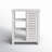 Burnsie 6 Pair Shoe Storage Cabinet