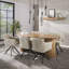 Nyala Oval Solid Wood Top Dining Table