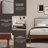 Wyller Rubberwood Platform Bed, Natural Walnut Finish, Queen