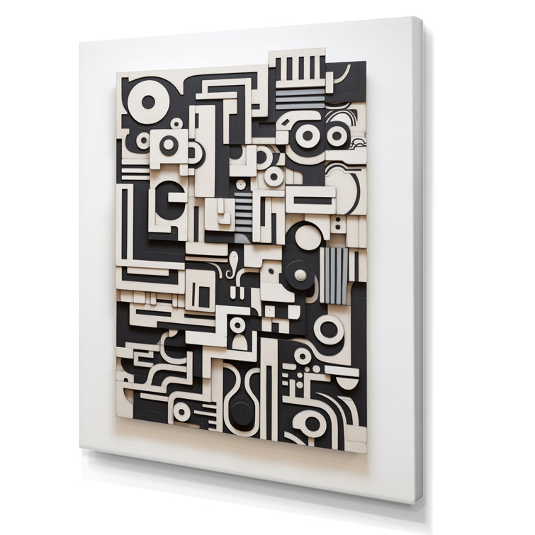 Wrought Studio Urban Vision Abstract Black And White Photo Inspiration