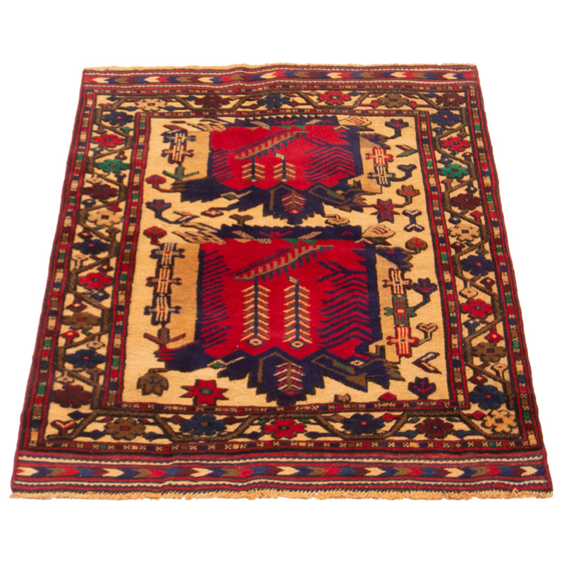 Tapis rouge tadjik 3 pi 0 po x 4 pi 6 po