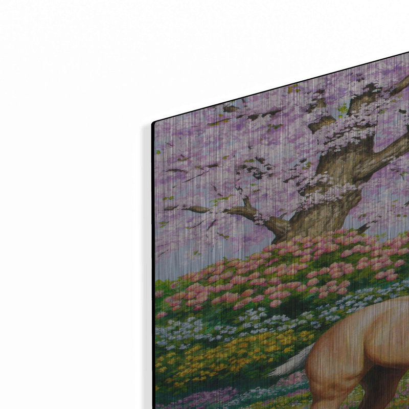 «Spring's Gift» par Crista Forest, art mural en métal, H 36 po x l 24 po