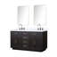 Double Bath Vanity With Faucet Set And Mirrors-111604840