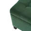 Banc rembourré avec rangement, repose-pieds, banc d'entrée, repose-pieds pour la chambre à coucher, vert rétro, 300 lb