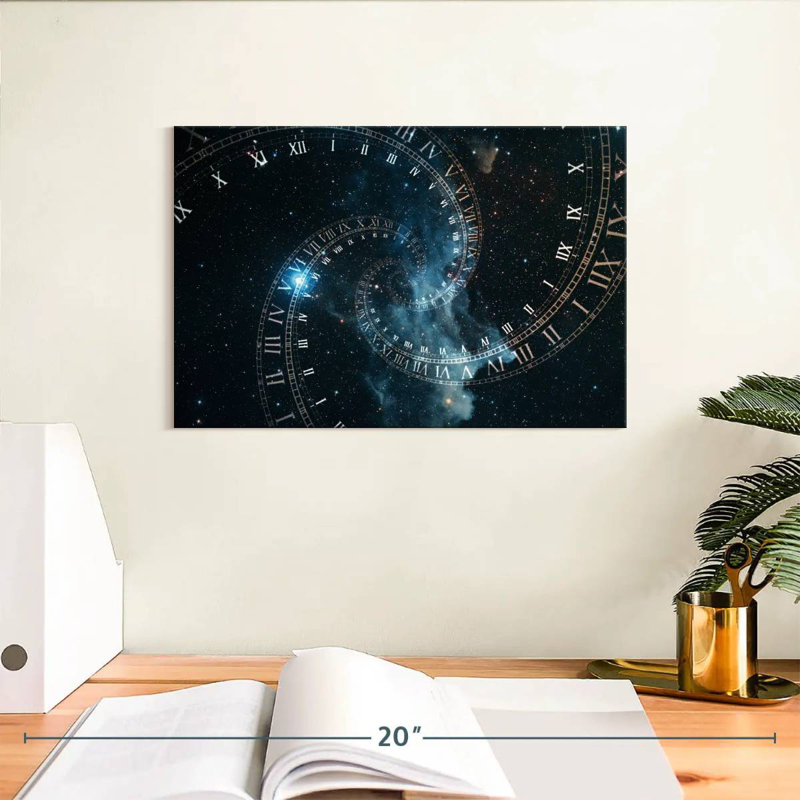 Kelan Time In Space, 8" H x 12" W